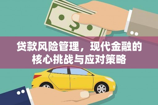 蒲县贷款风险管理，现代金融的核心挑战与应对策略