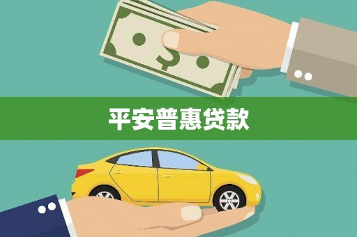 蒲县平安普惠贷款