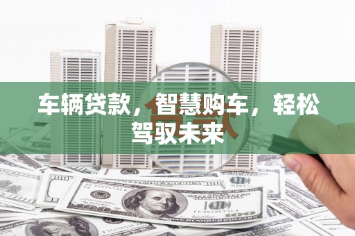 蒲县车辆贷款，智慧购车，轻松驾驭未来