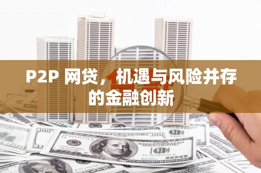 蒲县P2P 网贷，机遇与风险并存的金融创新